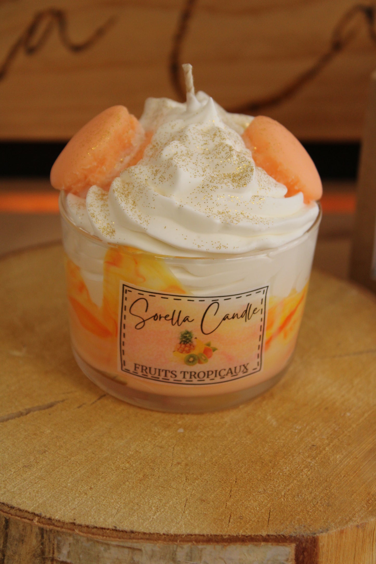 Bougie Gourmande Fruits Tropicaux